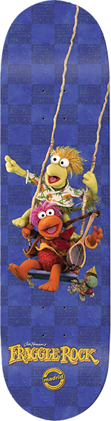 MADRID X FRAGGLE ROCK SWING SKATEBOARD DECK-8.25
