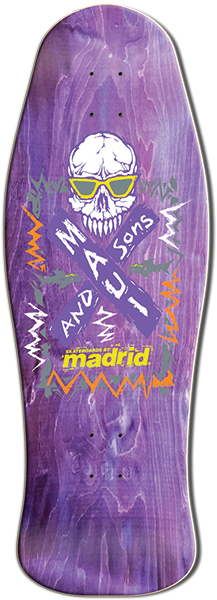 MADRID MAUI AND SONS SKULLSHADES DK-10.5x30.5 PUR