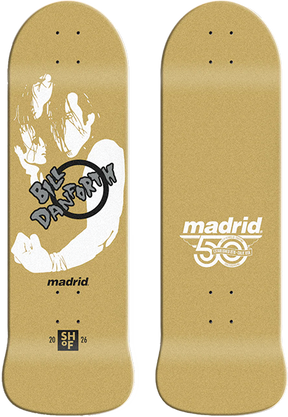 MADRID DANFORTH SHOF 2026 SKATEBOARD DECK-9.25X29.62 GOLD LTD