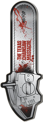 MADRID TCM LTD CHAINSAW 50TH SKATEBOARD-11.25X32.37 SIL