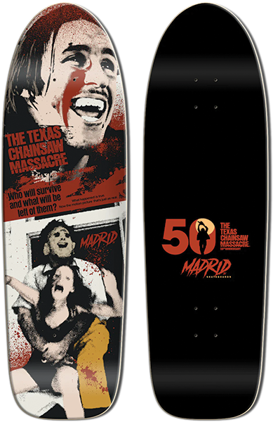 MADRID TCM LTD HITCHER/POOL TURBO SKATEBOARD DECK-9.8X33