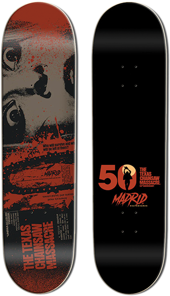 MADRID TCM HARDESTY/STREET SKATEBOARD DECK-8.25X32.5