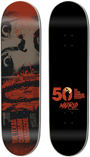 MADRID TCM HARDESTY/STREET SKATEBOARD DECK-8.5X32.5