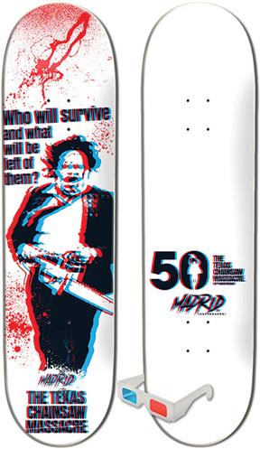 MADRID TCM LTD SURVIVE 3D/STREET SKATEBOARD DECK-8.5X32.5