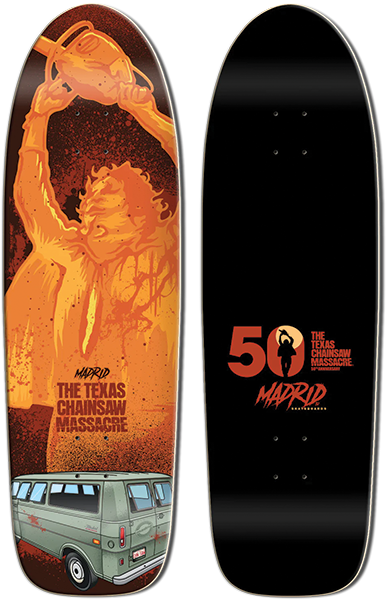 MADRID TCM SUNBURN/POOL TURBO SKATEBOARD DECK-9.8X33
