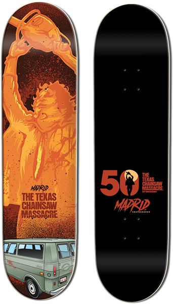 MADRID TCM SUNBURN/STREET SKATEBOARD DECK-8.5X32.5