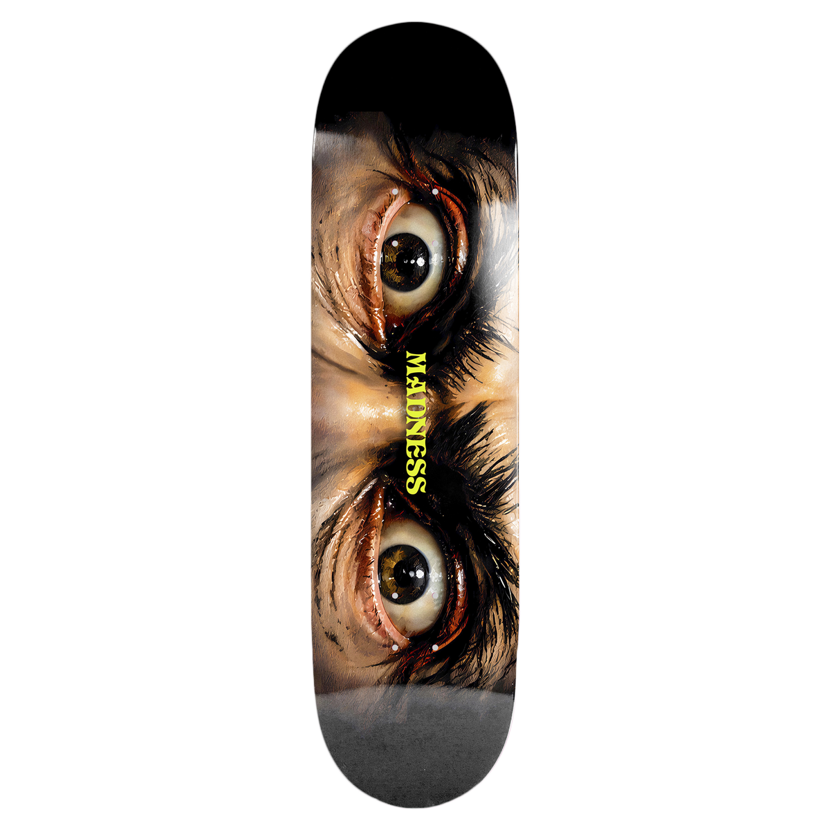 MADNESS BLACK EYES SKATEBOARD DECK-8.5 BLK R7