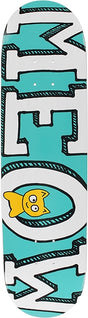 MEOW LOGO SKATEBOARD DECK-8.0 TEAL