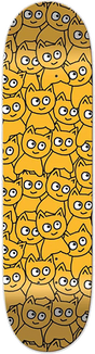 MEOW STICKER PILE SKATEBOARD DECK-8.25 OG