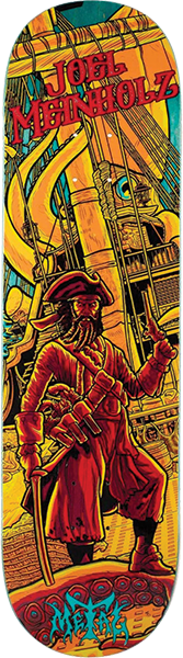 METAL MEINHOLZ BLACKBEARD SKATEBOARD DECK-8.5