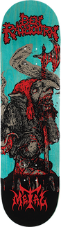 METAL RAYBOURN RED CAPS SKATEBOARD DECK-8.6