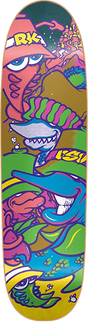 NEW DEAL KNIGGE DSV SKATEBOARD DECK-8.6X31.8 NEON ht