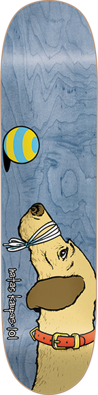 101 NATAS DOG SKATEBOARD DECK-7.88 BLUE/VENEER sp