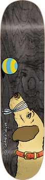 101 NATAS DOG SKATEBOARD DECK-7.88 BLACK/VENEER sp