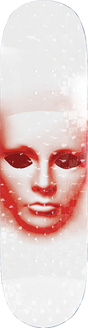 OPERA FACE SKATEBOARD DECK-8.5 WHT/HOLO EX7