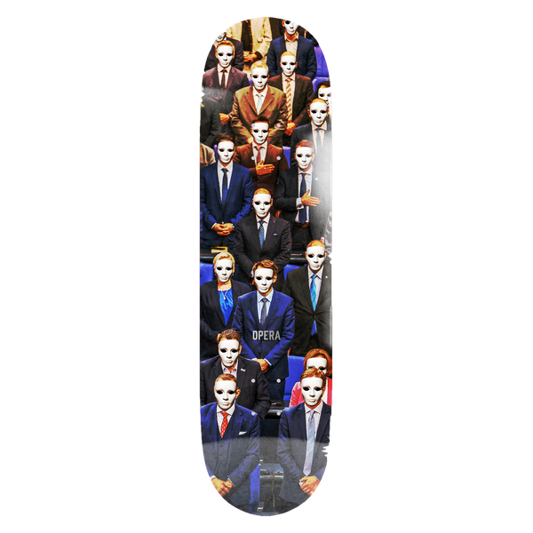 OPERA MERITOCRACY EX7 SKATEBOARD DECK-8.5 BLACK