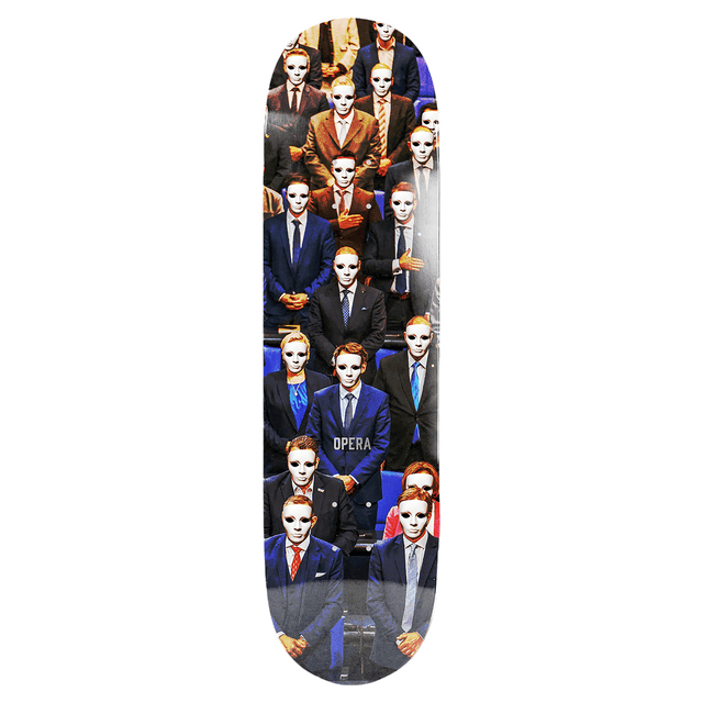 OPERA MERITOCRACY SKATEBOARD DECK-9.0 BLK EX7