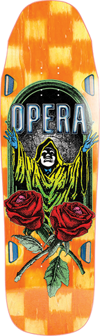 OPERA SECRET SOCIETY SKATEBOARD DECK-9.5 YEL/ORG
