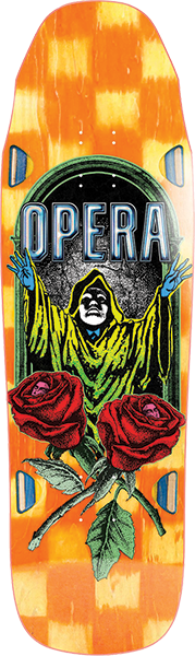 OPERA SECRET SOCIETY SKATEBOARD DECK-9.5 YEL/ORG