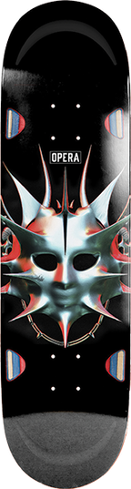 OPERA SPIKE SKATEBOARD DECK-8.5 BLK EX7