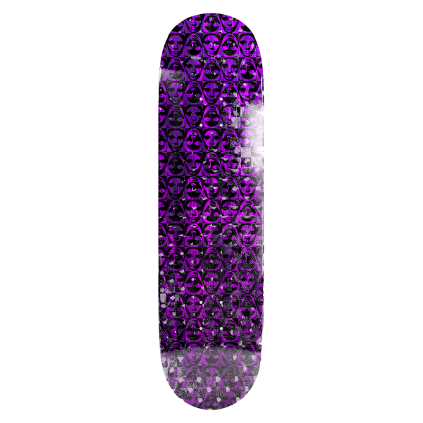 OPERA TRANSITION SYMM.EX7 SKATEBOARD DECK-8.25 PUR/BLK