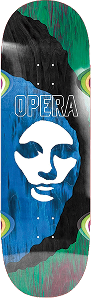 OPERA TRIPLE TORN BIG MASK DK-10X31.8 BLU/BLK/GRN