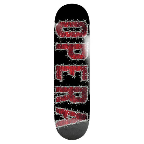 OPERA WIRE SKATEBOARD DECK-8.5 BLK/RED EX7