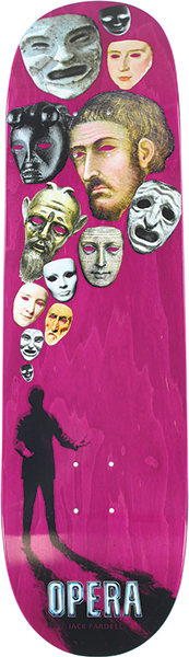 OPERA FARDELL HEAD CASE SKATEBOARD DECK-8.7 PINK