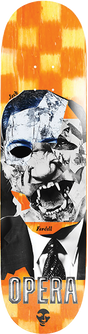 OPERA FARDELL POLITICS SKATEBOARD DECK-8.7 YEL/ORG