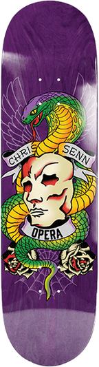 OPERA SENN GUEST SS.DAY SKATEBOARD DECK-8.75 PURPLE EX7