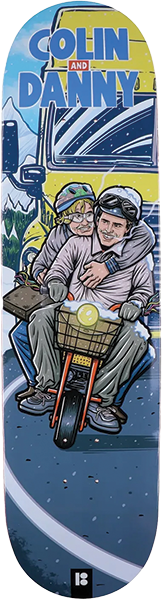 PLAN B DUMB DUMBER SKATEBOARD DECK-8.25