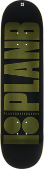 PLAN B OG SKATEBOARD DECK 8.25 GOLD