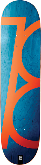 PLAN B TEAM SLANTED TWIN SKATEBOARD DECK-8.37