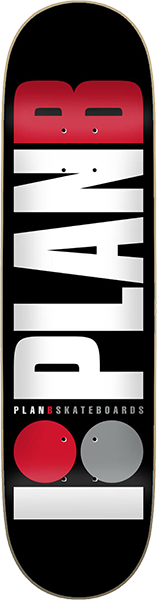 PLAB B TEAM SKATEBOARD DECK-8.0 RED