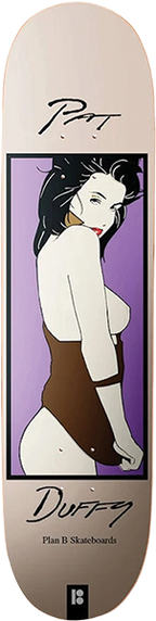 PLAN B DUFFY GIRL SKATEBOARD DECK-8.25