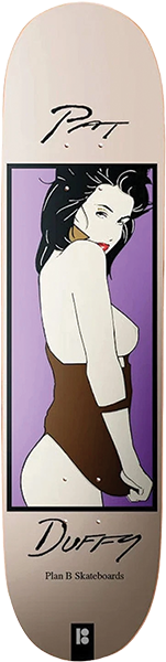 PLAN B DUFFY GIRL SKATEBOARD DECK-8.25