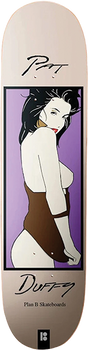 PLAN B DUFFY GIRL SKATEBOARD DECK-8.25
