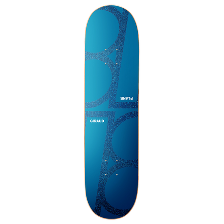 PLAN B GIRAUD MONOCHROME TWIN SKATEBOARD DECK-8.12
