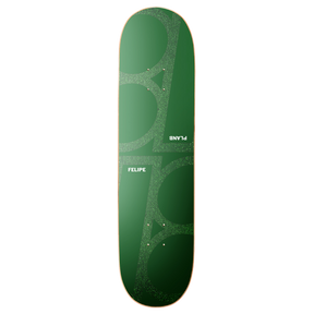 PLAN B GUSTAVO MONOCHROME TWIN SKATEBOARD DECK-7.87
