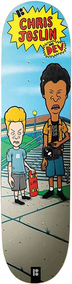 PLAN B JOSLIN DEV TWIN SKATEBOARD DECK-8.37