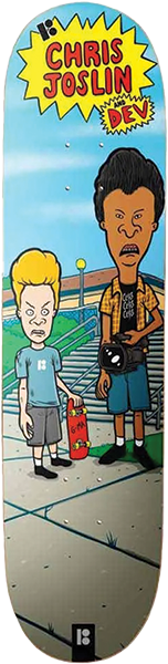 PLAN B JOSLIN DEV TWIN SKATEBOARD DECK-8.37