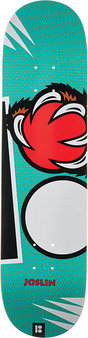 PLAN B JOSLIN GRIZZ SKATEBOARD DECK 8.0 TWIN