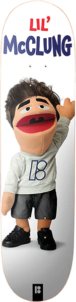 PLAN B MCCLUNG LIL BUDDIES TWIN SKATEBOARD DECK-8.25
