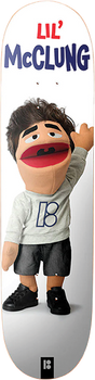 PLAN B MCCLUNG LIL BUDDIES TWIN SKATEBOARD DECK-8.25