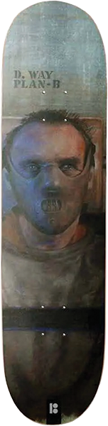PLAN B WAY HANNIBAL SKATEBOARD DECK-8.25