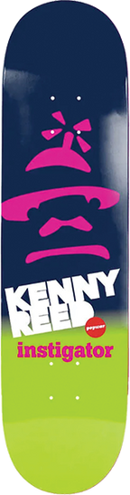 POPWAR REED INSTIGATOR SKATEBOARD DECK-8.0 MAGENTA