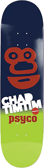 POPWAR TIM TIM PSYCO SKATEBOARD DECK-8.5 RED