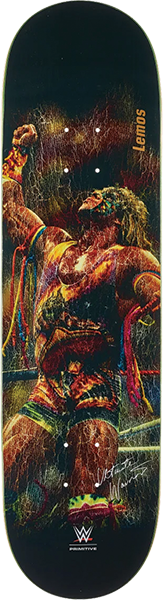 PRIMITIVE LEMOS ULTIMATE WARRIOR SKATEBOARD DECK-8.5 BLACK
