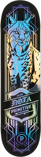PRIMITIVE MOTA LYNX SPECTRA SKATEBOARD DECK-8.25 BLACK