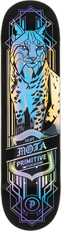PRIMITIVE MOTA LYNX SPECTRA SKATEBOARD DECK-8.25 BLACK